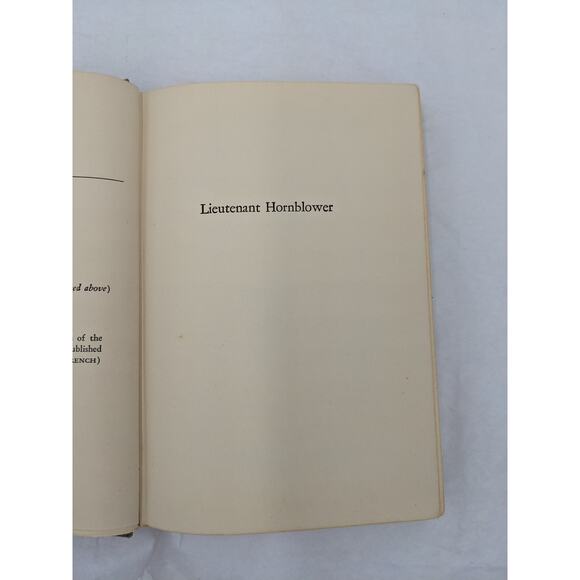 Lieutenant Hornblower C.S. Forester Sea Adventure Fiction Vintage Hardcover 1952 - Picture 11 of 16